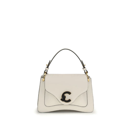 Beige Calf Leather Bos Taurus Shoulder Bag
