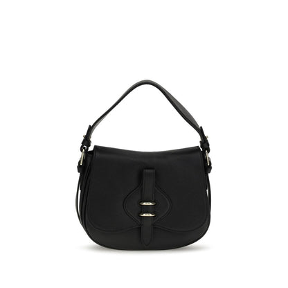 Black Calf Leather Bos Taurus Shoulder Bag