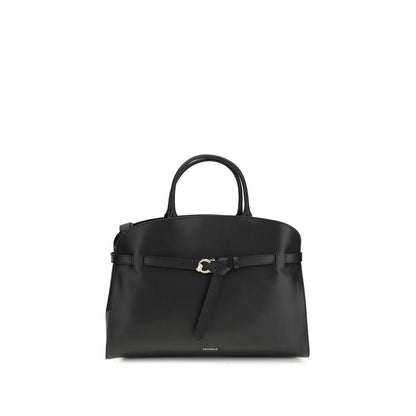 Black Calf Leather Bos Taurus Handbag
