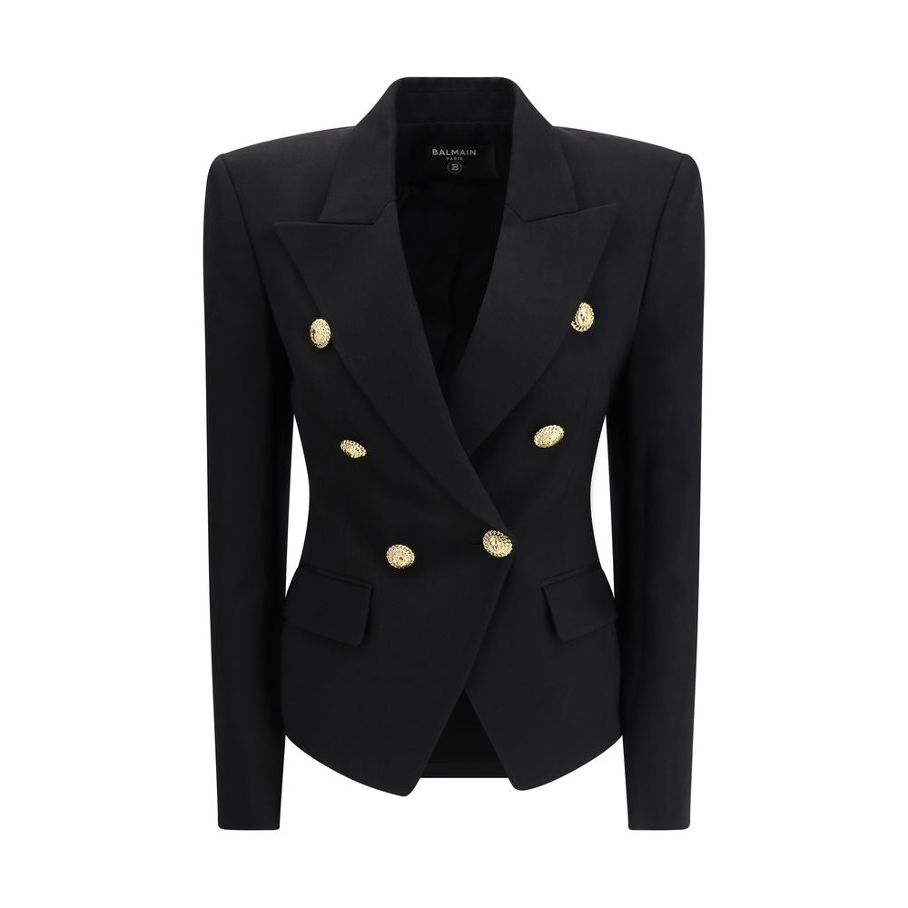 Black Wool Oves Aries Blazer