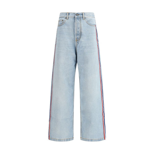 Blue Cotton Jeans Denim