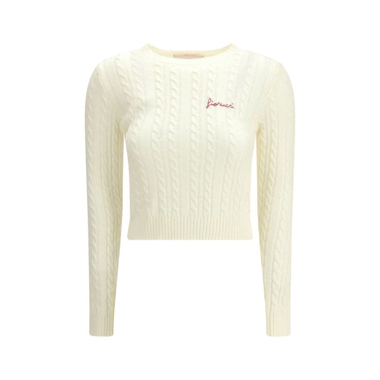 Beige Merino Wool Sweatshirt