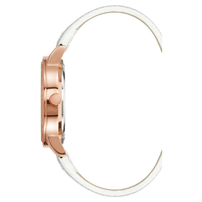 White Plastic Dress Watch