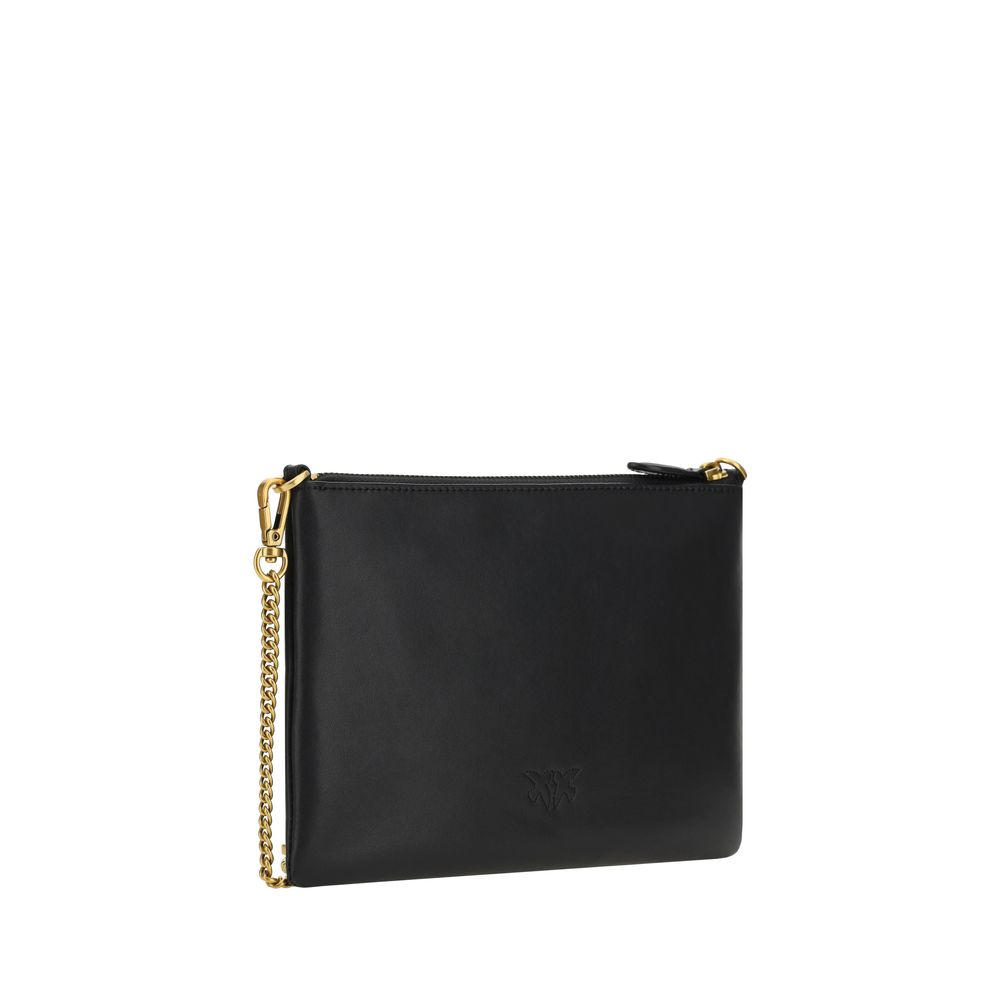 Black Calf Leather Bos Taurus Shoulder Bag