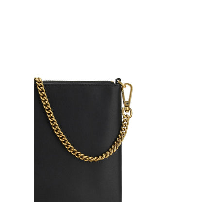 Black Calf Leather Bos Taurus Shoulder Bag