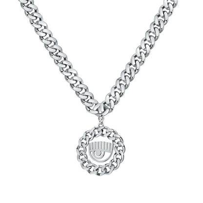 Gray Stainless Steel Necklace