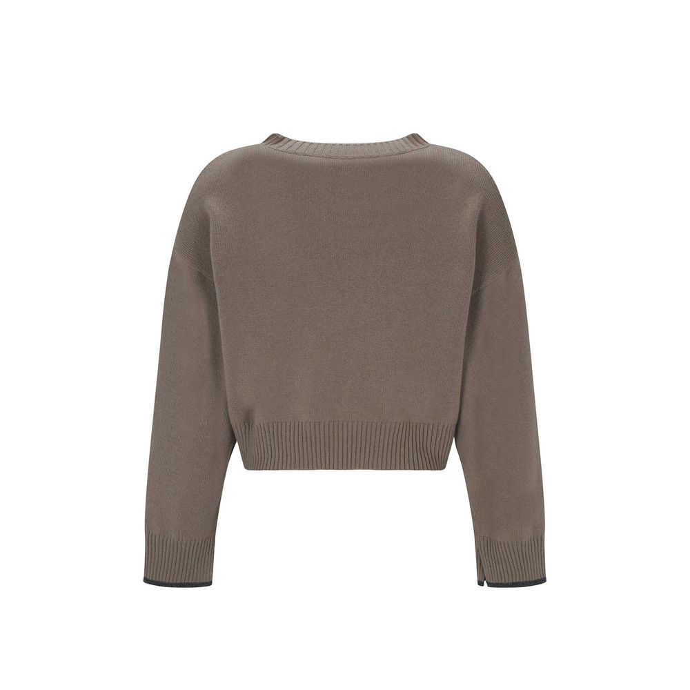 Beige Cashmere Sweater