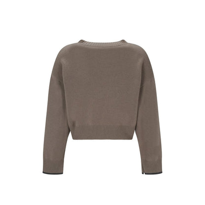 Beige Cashmere Sweater