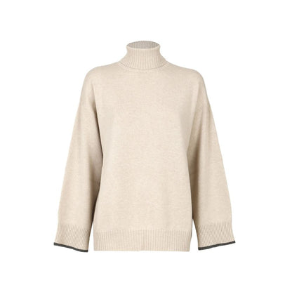Beige Cashmere Sweater