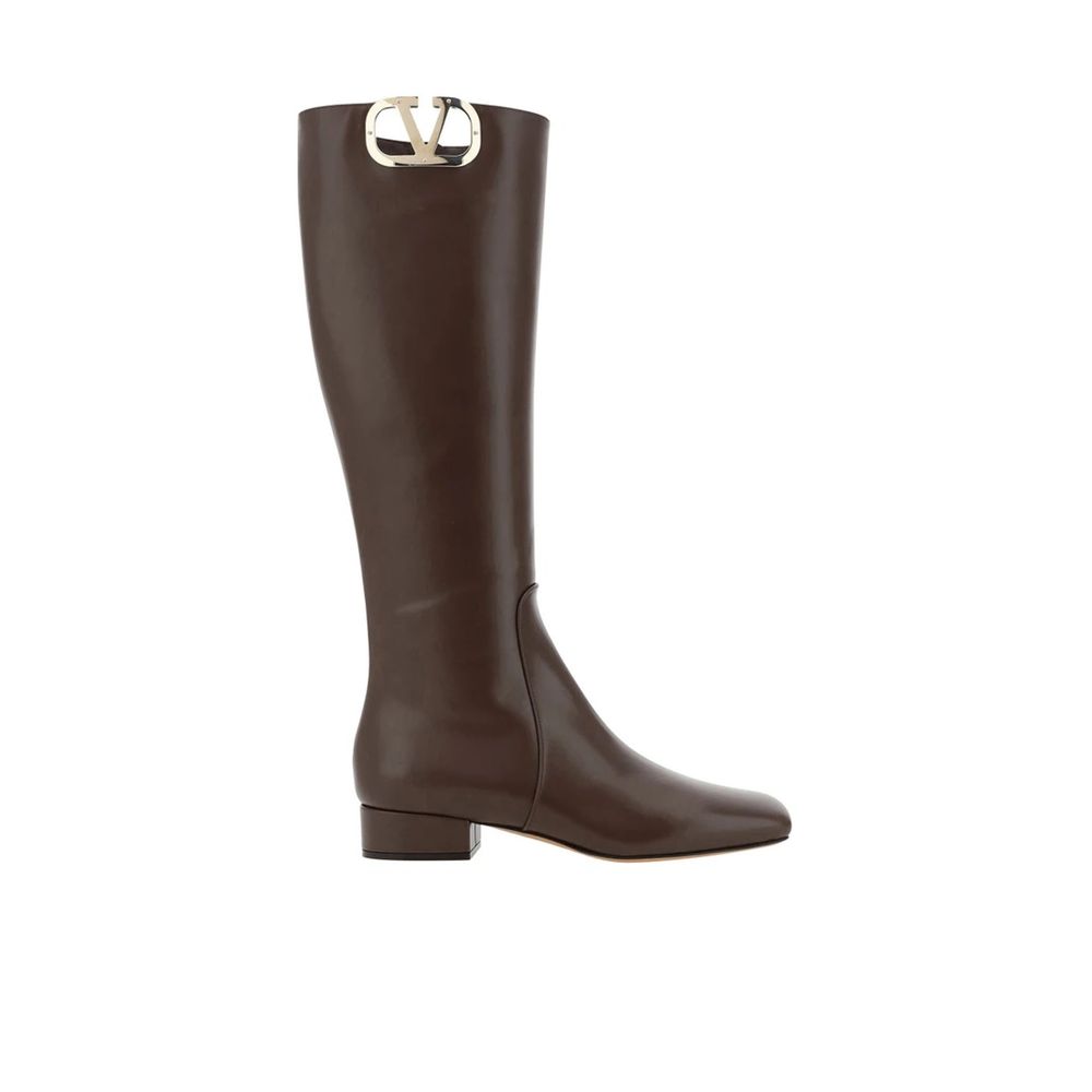 Brown Calfskin Boots