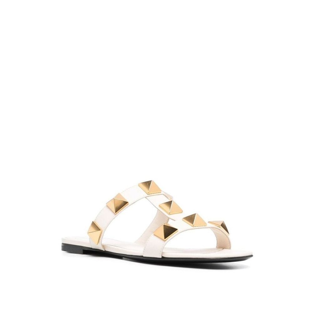 White Calfskin Sandals
