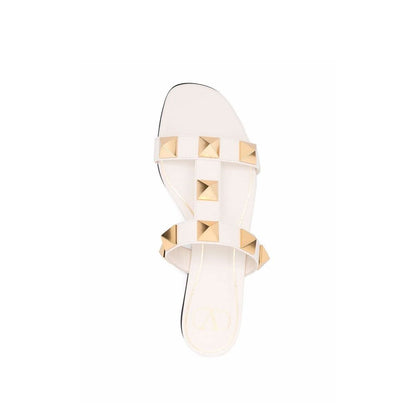 White Calfskin Sandals