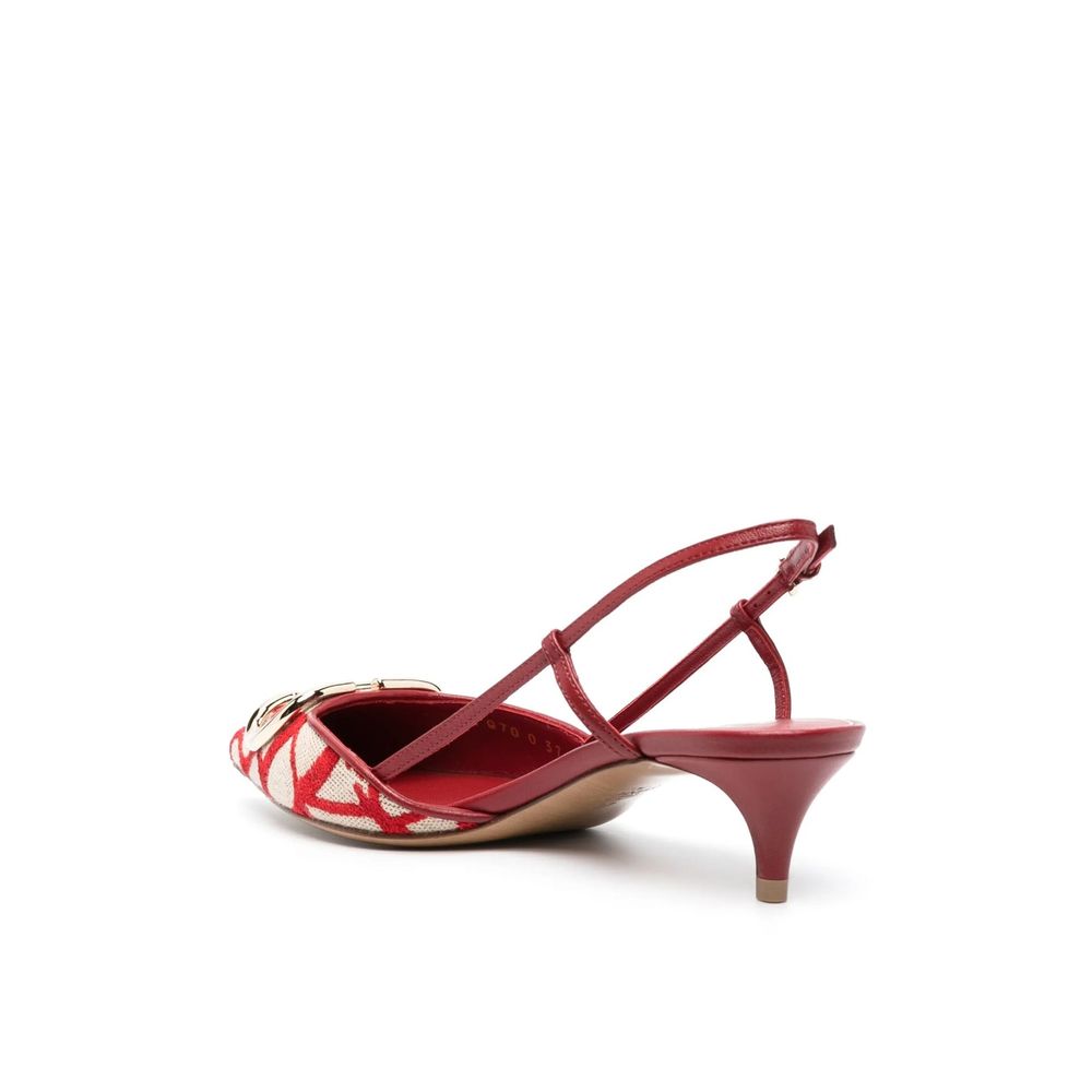 Multicolor Leather Pumps