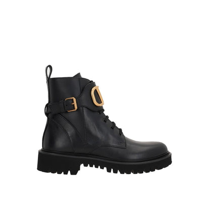 Black Calfskin Boots