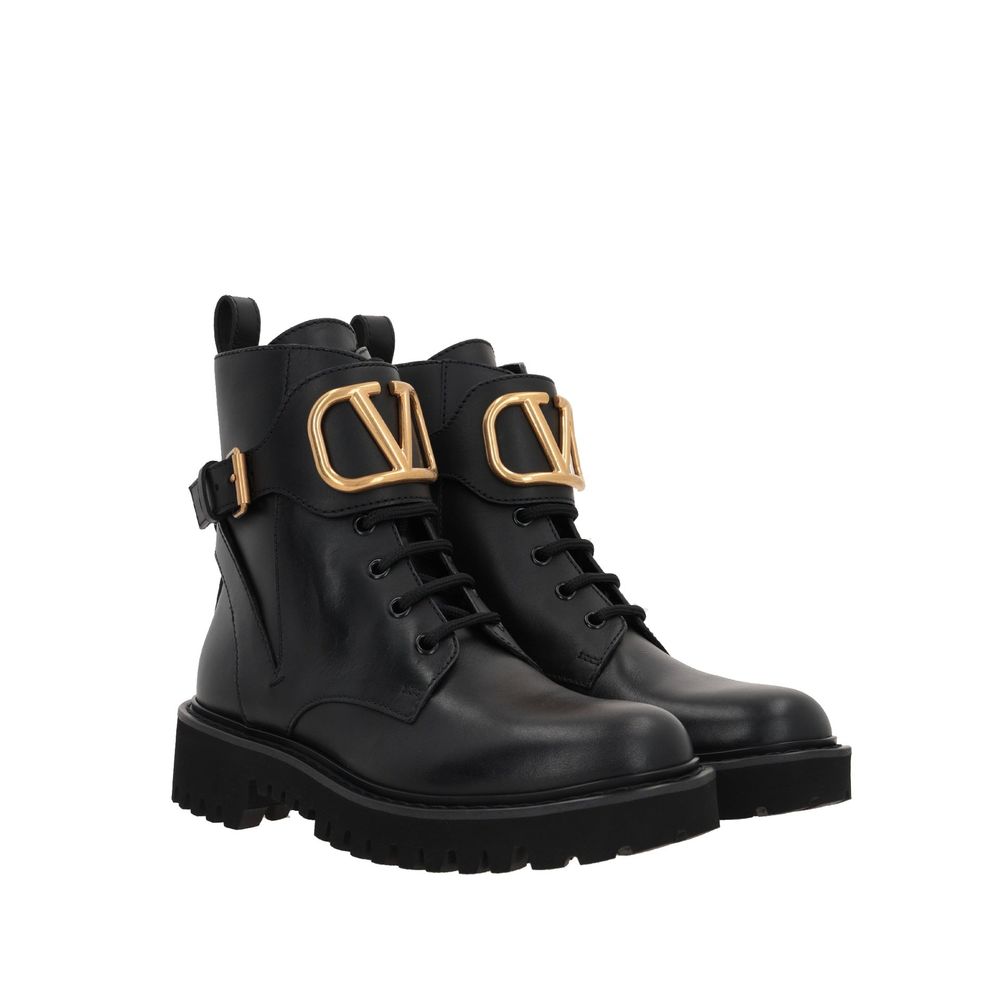 Black Calfskin Boots