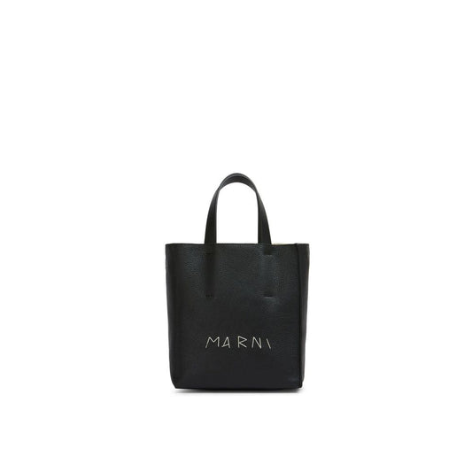 Black Calfskin Tote Bag