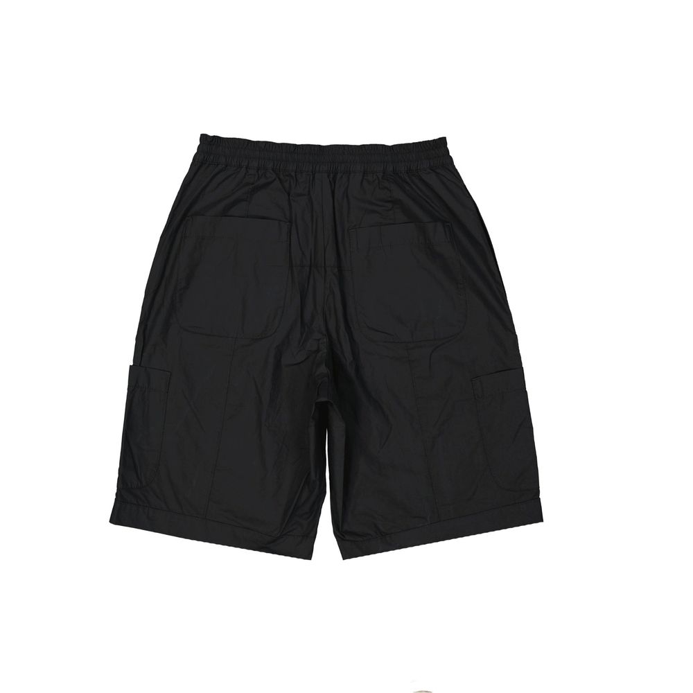 Black Cotton Shorts