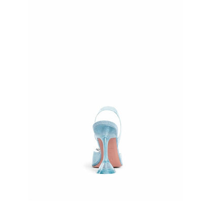 Blue Plexiglass High Heel Pumps