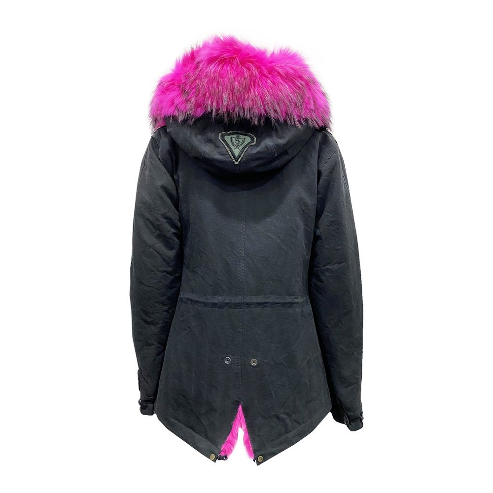 Black Cotton Parka