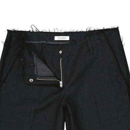Black Virgin Wool Bermuda Shorts
