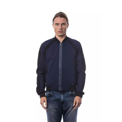Blue Viscose Bomber