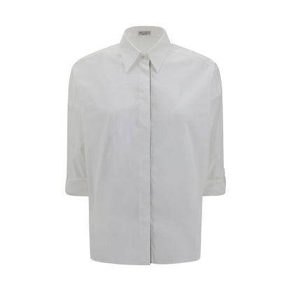 White Cotton Dress Shirt