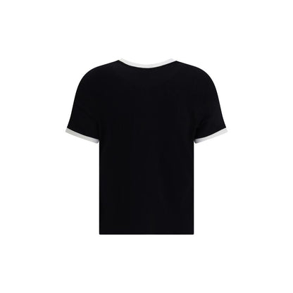 Black Viscose T-Shirt