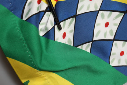 Multicolor Carretto Print Men Bermuda Shorts