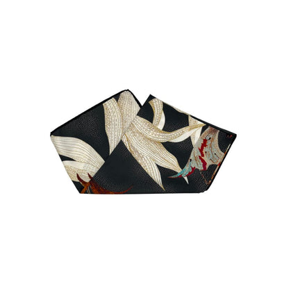 Black Silk Women Scarf