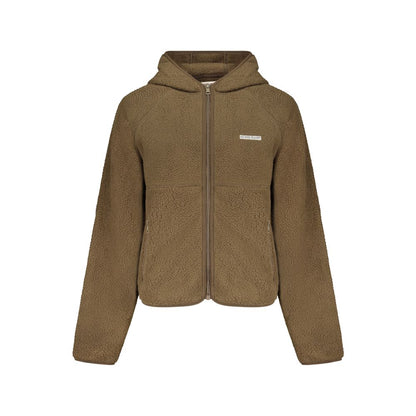 Marrone Polyester Women Sweatshirt