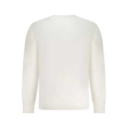 White Cotton Mens Sweatshirt