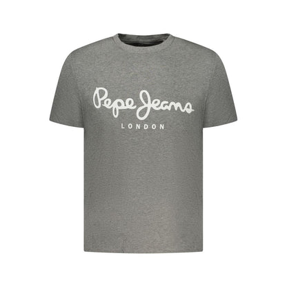 Grigio Cotton Men T-Shirt