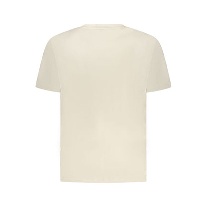 Beige Cotton Men's T-Shirt