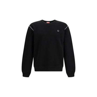Black Cotton Sweatshirt