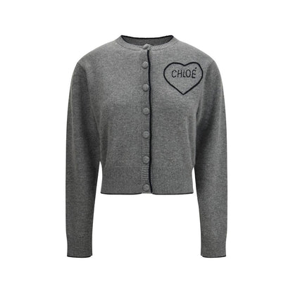Gray Wool Cardigan