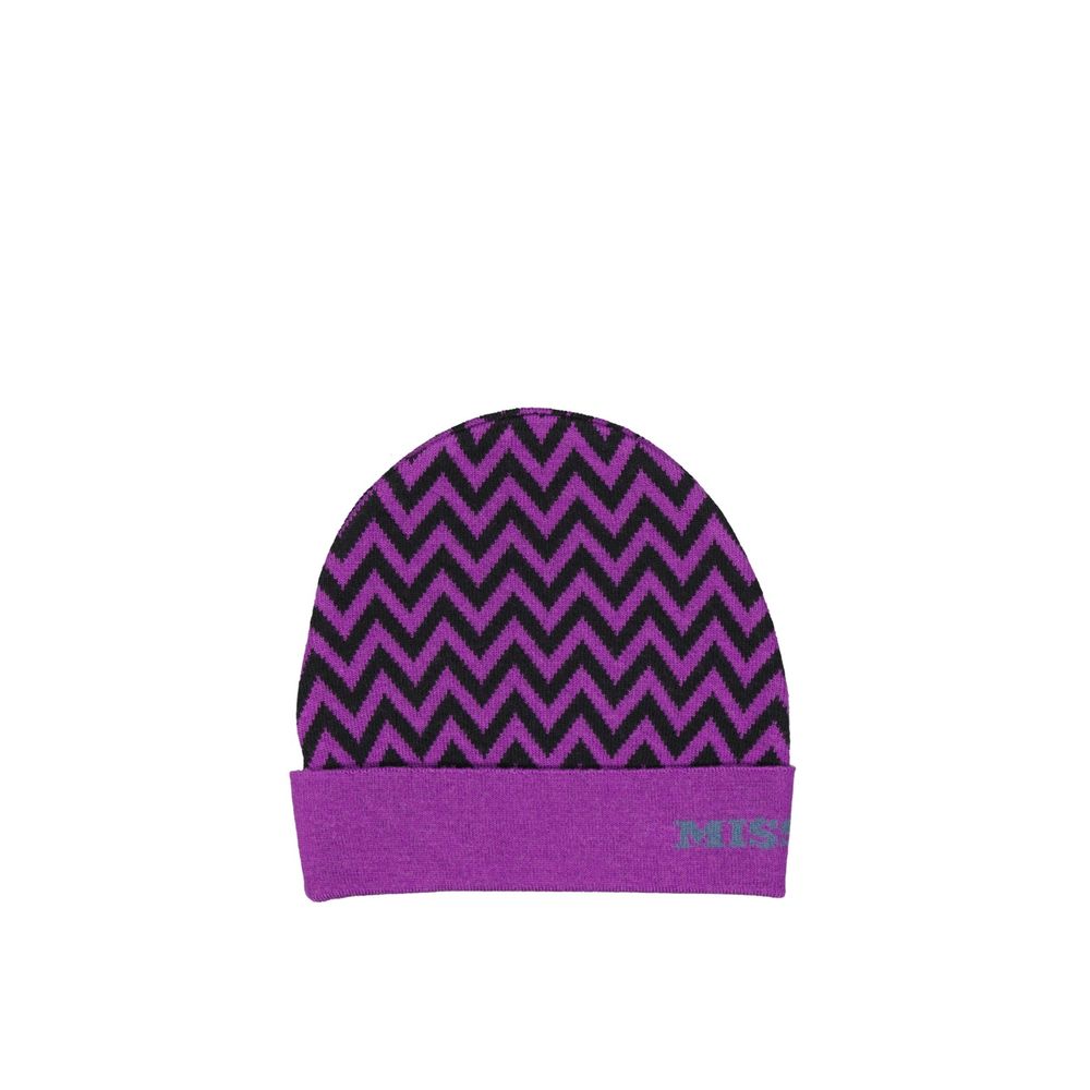 Purple Wool Beanie