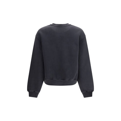 Black Cotton Sweatshirt