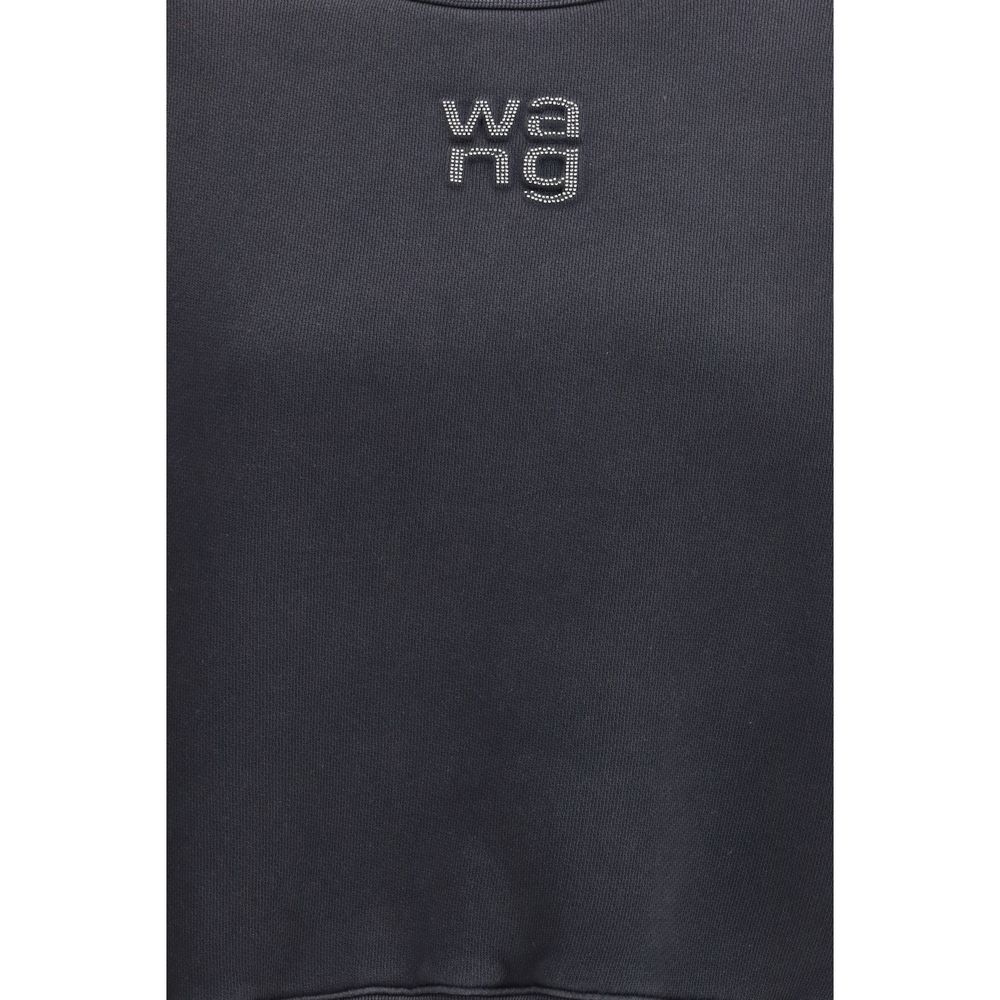 Black Cotton Sweatshirt