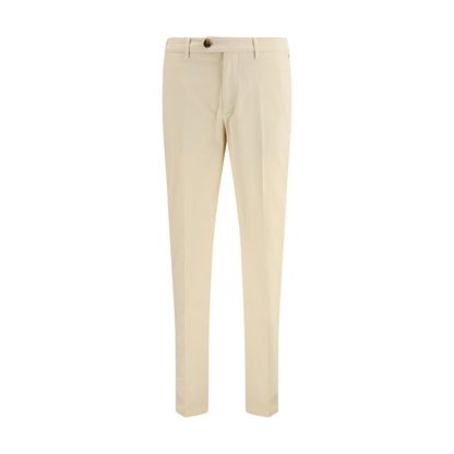 Beige Cotton Pants