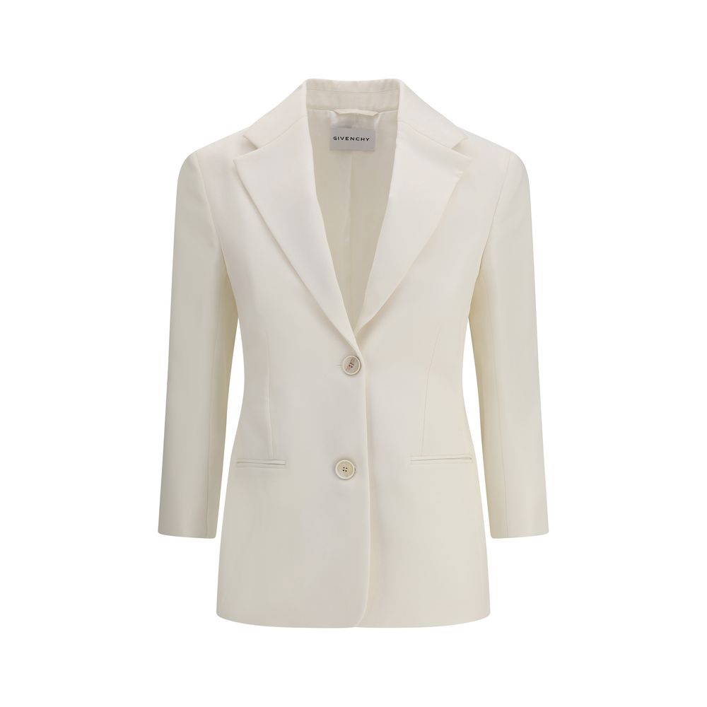White Wool Blazer