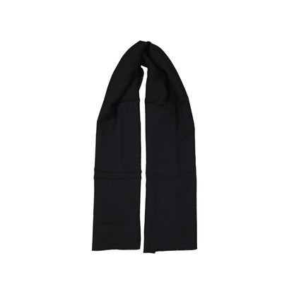 Black Virgin Wool Scarf