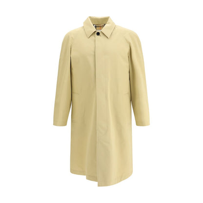 Beige Cotton Trench Coat