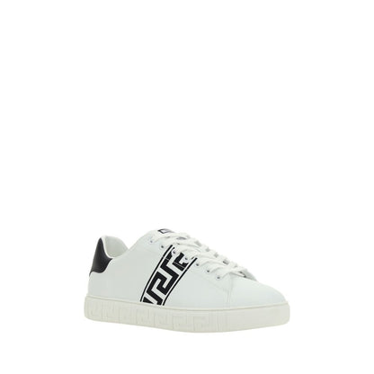 White Calf Leather Bos Taurus Low Top Sneakers