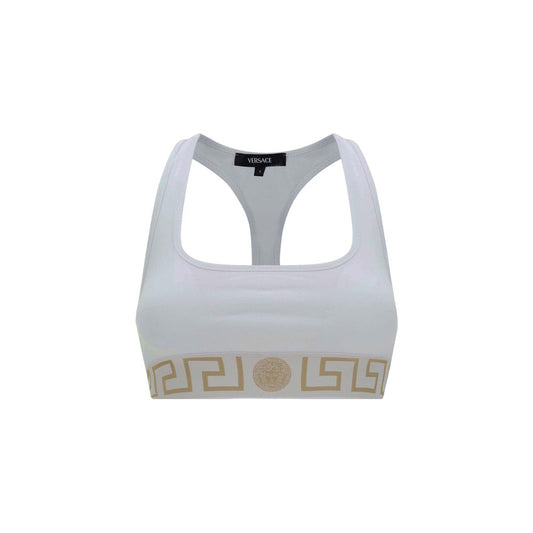 White Cotton Sport Bra