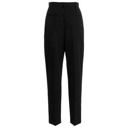 Black Polyester Dress Pants