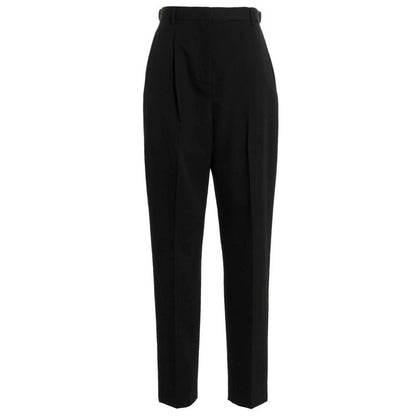 Black Polyester Dress Pants