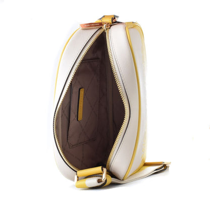 Bicolor Canvas Crossbody Bag