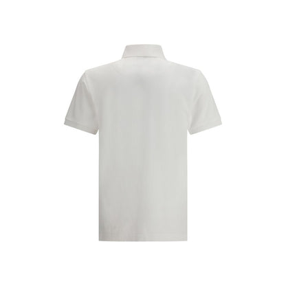 White Cotton Polo Shirt