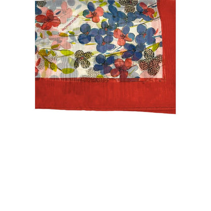 Red Silk Women Scarf
