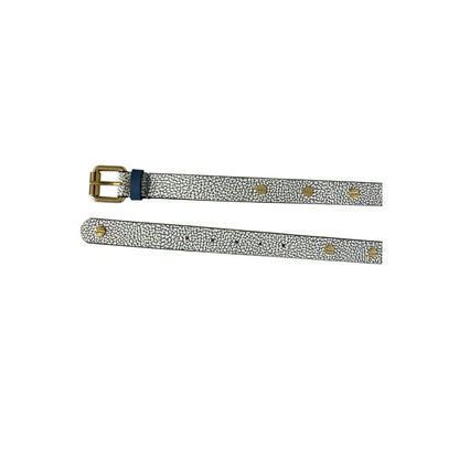 Blue Polyvinyl Women's Belt